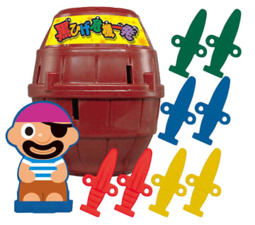 発売50周年の「黒ひげ危機一発」がガチャで登場！ 「ガチャ 黒ひげ危機一発」12月中旬発売初代「黒ひげ危機一発」のゴールドver.も含む全5種類