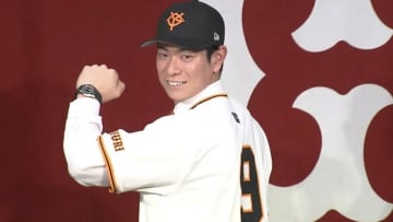 【巨人】松本剛が2年2.5億円で入団「レギュラーとして引っ張っていきたい」背番号は9に決定