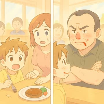 「子供のしつけがなってない」と怒鳴るレストランの客。子供のある一言で顔を真っ赤にしたワケ【短編小説】