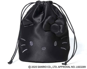 付録は「ハローキティ」光沢ブラック巾着ポーチ！　本日発売のオトナミューズ 1月号増刊