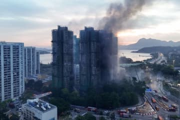 香港史上最悪マンション火災は〝不適合〟防護ネットが原因か　住民は以前から心配「気をつけて」