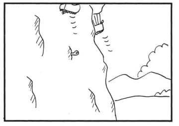 朝イチ更新！4コマ漫画『かりあげクン』登山道具のまさかの使い道