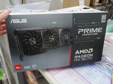 3連ファン仕様の「ASUS Prime Radeon RX 9070 EVO OC Edition 16GB GDDR6」が発売
