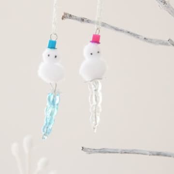 100均レジンとビーズで簡単！雪つららミニチャーム[冬のハンドメイド]
