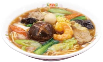 餃子の王将、魚介ダシの旨味がきいた「五目あんかけラーメン」発売