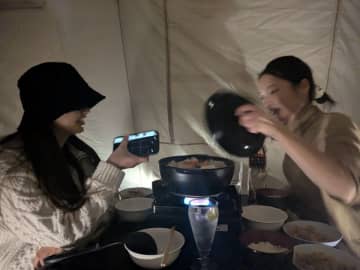 【1日2組限定】「憧れのこたつキャンプ」を手ぶらで実現　寒空の下、テントの中でぬくぬく鍋を囲む「冬のこたつ×鍋プラン」販売開始　～LINE連携でサウナ予約もスムーズに！お得なクーポンや宿泊割引でIWADO BASEを“丸ごと”楽しむ冬～