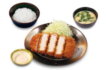 松のや、やわらかジューシーな国産豚を分厚く味わう「国産雪国育ち厚切りロースかつ定食」発売