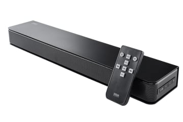 サンワサプライ、高さ約4cm薄型サウンドバー「400-SP121」