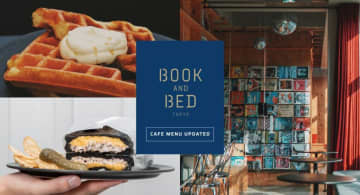 【新宿歌舞伎町カフェ】『BOOK AND BED TOKYO SHINJUKU』にて新メニューが登場！ワッフル＆サンドイッチ