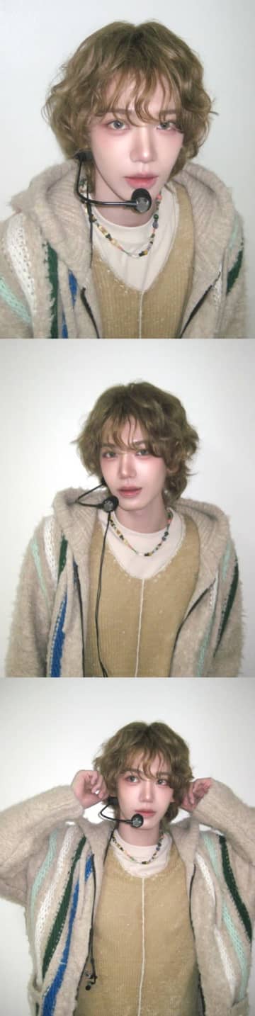 “怪物新人”と話題のAHOF・シュアイボ、ふわふわヘアの可愛さ満点ショット公開「子犬みたい」【PHOTO】