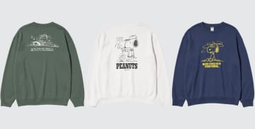 ユニクロ、「スヌーピー」新スウェット12月8日発売。ピーナッツギャングたちの日常描いた全4種