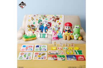 セブン-イレブン、一番くじ「スーパーマリオ いつも一緒マリオ＆フレンズ」発売