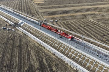 中国最北の高速鉄道、全線の軌道敷設が完了　黒竜江省