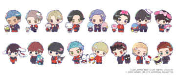 『BATTLE OF TOKYO』THE RAMPAGEモチーフのROWDY SHOGUNとサンリオキャラクターのコラボデザイン公開