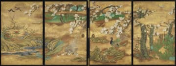 日英所蔵の神社ふすま絵、展示へ　狩野派作品、150年ぶり一堂に