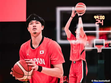 日本代表23点リードでチャイニーズ・タイペイ戦前半終了…渡邊雄14得点、馬場＆富永ブザビ
