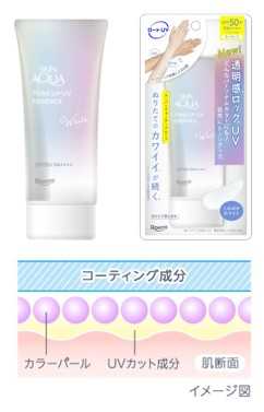 スキンアクア新色ホワイト登場♡透明感ロック処方で日やけ止め進化