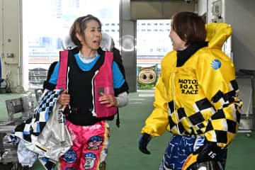 【福岡ボート・ＧⅡレディースＣＣ】海野ゆかりイン逃げで誕生日勝利　ピットで「おめでとう！」と祝福の嵐