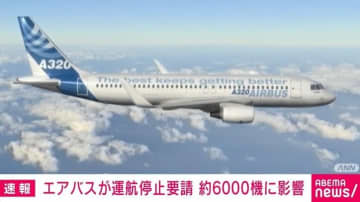 エアバスが運航停止を要請 約6000機に影響
