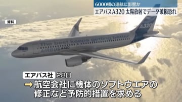 エアバス、主力ジェット機「A320」の機体に不具合と発表　世界各国の航空会社に影響