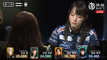 美麗雀士は“悩める仕草”でも魅了する 無意識に取るポーズがファンにはお宝「古畑式長考」「名探偵みずにゃん」「かわいいな」／麻雀・Mリーグ