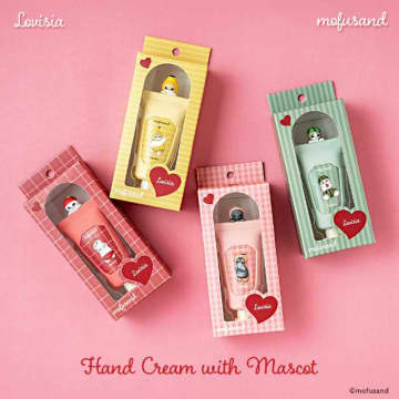 mofusandとLovisiaが初コラボ♡フルーツにゃんの限定ハンドクリーム登場