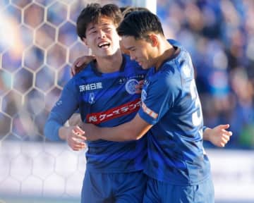 大一番で勝利した水戸「自分たちの力を出せたのかな」。先制弾の多田圭佑が喜び嚙みしめる「めちゃくちゃ嬉しいです」