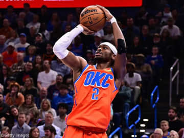 NBA歴代2位タイ…SGAがレギュラーシーズン92戦連続で20得点以上をマーク