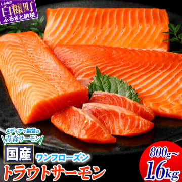 【ふるさと納税おすすめ】ハズれなし！刺身で食べておいしい♪北海道白糠町の「国産トラウトサーモン」（30代・女性）