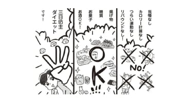 我慢のいらないダイエットなんてあるの?! 揚げ物・お菓子・お酒がオールOKの「3日坊主ダイエット」とは?!【アラフィフ母さんが7kg痩せた！奇跡の仕組みダイエット #８】