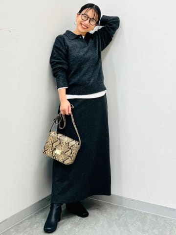 40・50代に似合う“グレー色”！【GU】大人におすすめ♡「高見えスカート」