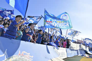 水戸、J1初昇格　葵の団結、扉開く　熱い声援、選手鼓舞　茨城