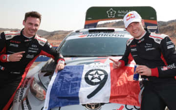 トヨタ、セバスチャン・オジエ選手が9度目のWRCドライバーズチャンピオン獲得 豊田章男会長は「9回目のチャンピオンおめでとう!」と祝福