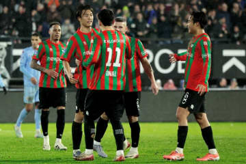 小川航基、2得点でリーグ戦6得点目を記録！　NECが三戸舜介先発のスパルタ・ロッテルダムに3発快勝