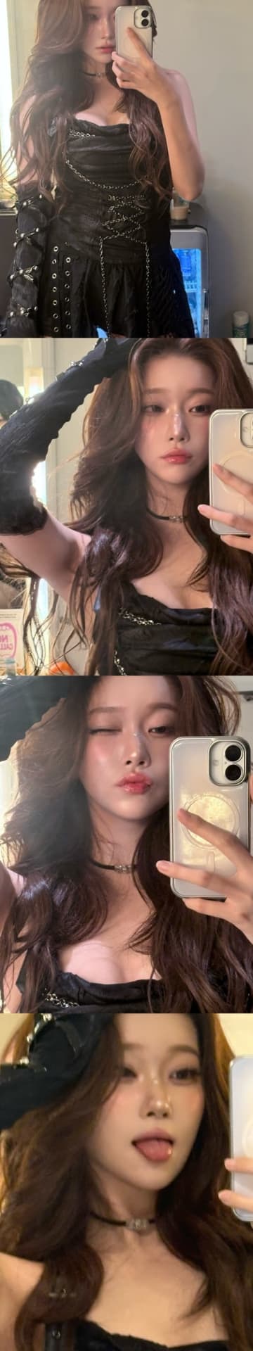 「耐えられない」Billlie・ツキ、胸元ゆったりドレスで“大人の色香”漂う美スタイル披露【PHOTO】