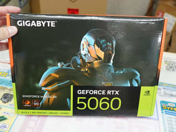 GIGABYTE「GeForce RTX 5060 WINDFORCE MAX OC 8G」が発売、デュアルファンクーラー採用