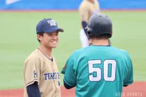 【野球】六大学のスター選手が躍動！主将・外丸が大学ラスト登板を無失点で締め 思いを次世代に　東京六大学野球連盟結成１００周年記念試合