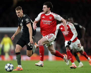 神出鬼没のライス、分厚い選手層、指揮官の絶妙な手綱さばき。公式戦16勝２分け１敗。アーセナルは順調に歩みを進めている【現地発】