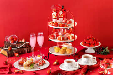 【川越プリンスホテル】“ブランドいちご2種”を使ったアフタヌーンティーが登場