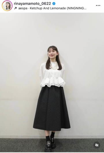 元TBS山本里菜アナ、ミニスカウェアでナイスショット！　「とっても気持ちの良いゴルフでした」