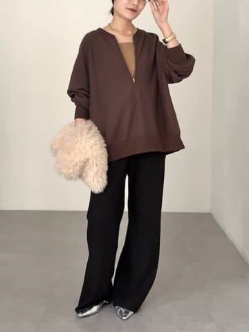 冬の着膨れは「黒パンツ」で簡単に解決できる！おしゃれに着やせ♡バランスアップ着こなし術