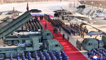 朝鮮人民軍空軍創設８０周年記念行事が盛大に行われる　金正恩総書記が演説