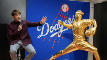 杉谷拳士、大谷翔平の“黄金像”を前に自虐「本物の輝きは彼だけ」　同僚時代の思い出を振り返る