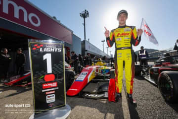 スーパーフォーミュラ・ライツ第17戦は野村勇斗が小林利徠斗との僅差の争いを制しシーズン11勝目