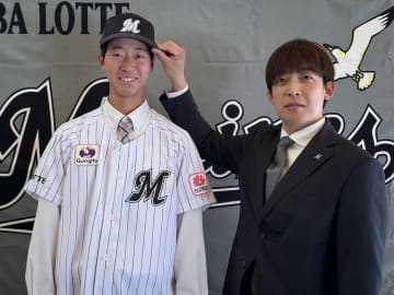 ロッテ、育成1位・中山優人と契約「千葉ロッテマリーンズの一員になれたこと、すごく嬉しく思います」