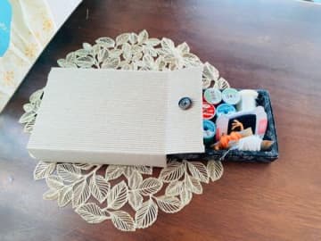 サイズの違う空き箱で「小引き出し」