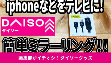 【ダイソー衝撃ガジェット】iPhoneもSwitchも大画面！「利便性爆上がり」の神ケーブル＆ハブ3選