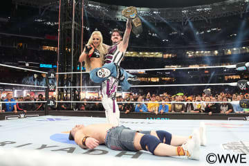 引退前最後のPLE出場のジョン・シーナがドミニクに敗北しインターコンチネンタル王座防衛失敗！