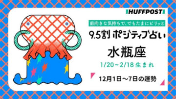 水瓶座（みずがめ座）の運勢　9.5割ポジティブ占い【2025年12月1日〜7日】