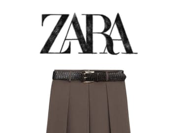 【ZARAのブラウン】がおしゃれ！ 40・50代が狙いたい「サマ見えスカート」